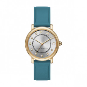 Watch strap Marc by Marc Jacobs MJ1633 Leather Turquoise 14mm