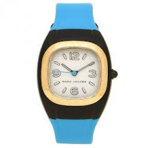 Watch strap Marc by Marc Jacobs MJ1649 Silicone Blue
