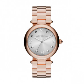 Watch strap Marc by Marc Jacobs MJ3449 Stainless steel Rosé 18mm