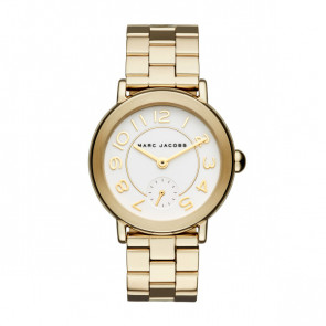 Watch strap Marc by Marc Jacobs MJ3470 Steel Gold Toned 18mm