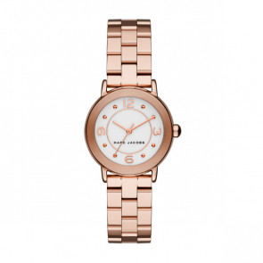 Watch strap Marc by Marc Jacobs MJ3474 Steel Rosé 14mm