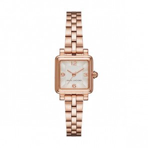 Watch strap Marc by Marc Jacobs MJ3530 Steel Rosé 10mm