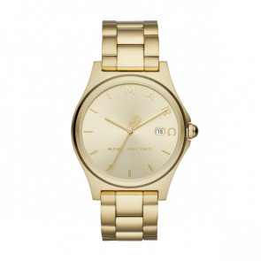 Watch strap Marc by Marc Jacobs MJ3584 Steel Gold Toned 18mm