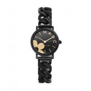 Watch strap Marc by Marc Jacobs MJ3596 Stainless steel Black 14mm