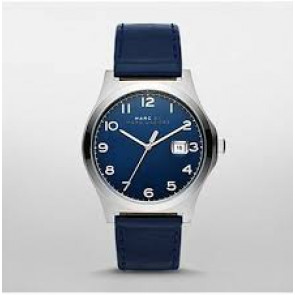 Watch strap Marc by Marc Jacobs MJ8670 Leather Blue 22mm