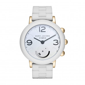 Watch strap Marc by Marc Jacobs MJT1004 Steel White 20mm
