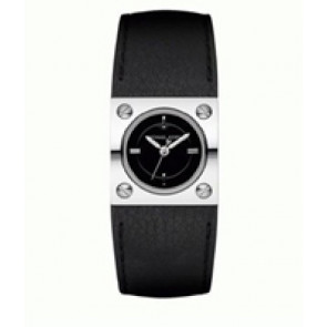Watch strap Michael Kors MK2202 Leather Black 24mm