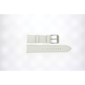 Watch strap Michael Kors MK2282 Leather White 22mm