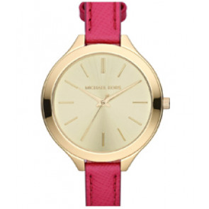 Watch strap Michael Kors MK2298 Leather Pink 12mm