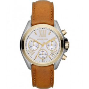 Watch strap Michael Kors MK2301 Leather Brown 18mm