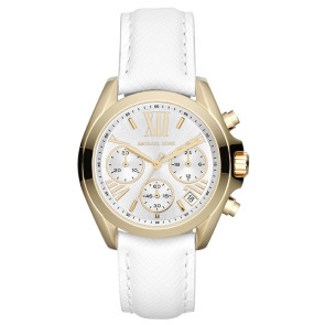 Watch strap Michael Kors MK2302 Leather White 18mm