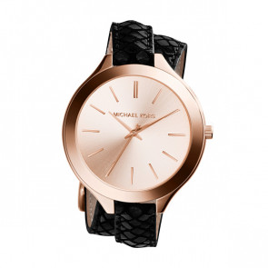 Watch strap Michael Kors MK2322 Leather Black 12mm