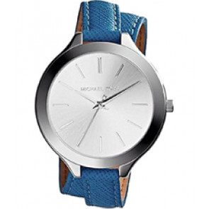 Watch strap Michael Kors MK2331 Leather Blue 12mm
