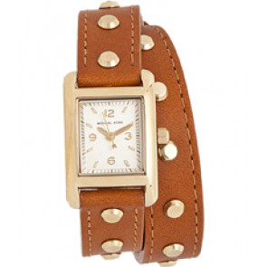 Watch strap Michael Kors MK2340 Leather Brown 14mm
