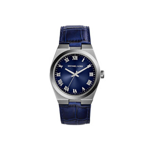 Watch strap Michael Kors MK2355 Leather Blue 24mm
