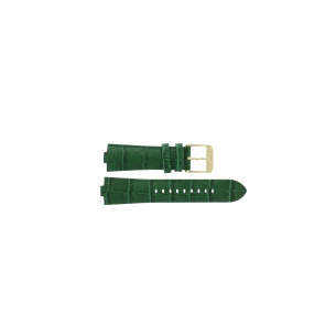 Watch strap Michael Kors MK2356 Leather Green 24mm
