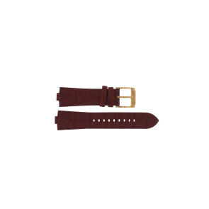 Watch strap Michael Kors MK2357 Croco leather Red 9mm
