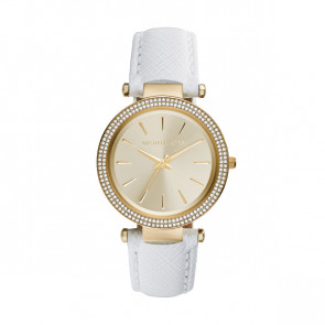 Watch strap Michael Kors MK2391 Leather White 12mm