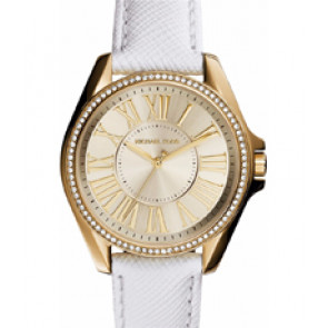 Watch strap Michael Kors MK2394 Leather White 18mm