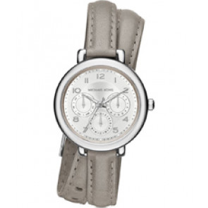 Watch strap Michael Kors MK2403 Leather Grey 12mm