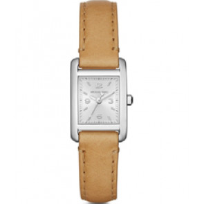 Watch strap Michael Kors MK2413 Leather Beige 14mm