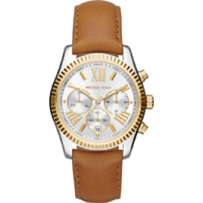 Watch strap Michael Kors MK2420 Leather Brown 20mm