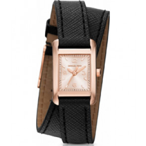 Watch strap Michael Kors MK2442 Leather Black 14mm