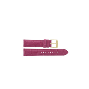 Watch strap Michael Kors MK2449 Leather Pink 20mm