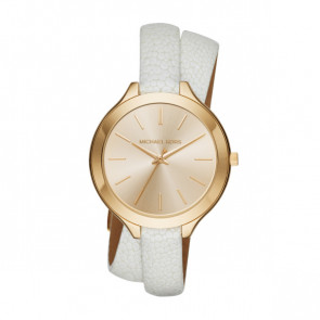 Watch strap Michael Kors MK2477 Leather White 12mm