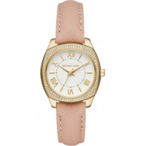 Watch strap Michael Kors MK2487 Leather Pink 16mm