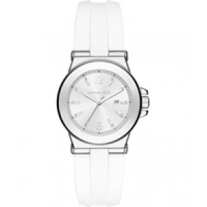 Watch strap Michael Kors MK2498 Silicone White 20mm