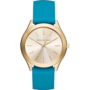 Watch strap Michael Kors MK2509 Silicone Turquoise 20mm