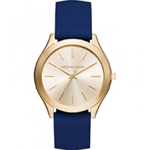 Watch strap Michael Kors MK2511 Silicone Blue 20mm