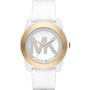 Watch strap Michael Kors MK2532 Silicone White 22mm