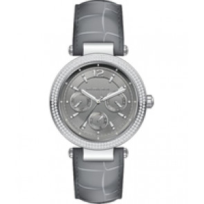 Watch strap Michael Kors MK2544 Leather Grey 21mm