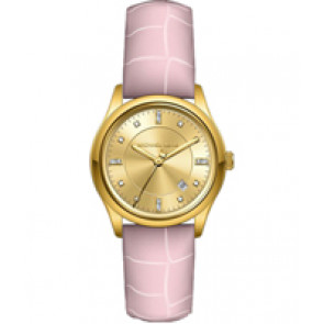 Watch strap Michael Kors MK2549 Leather Pink 18mm