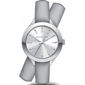 Watch strap Michael Kors MK2551 Leather Grey 14mm