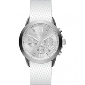 Watch strap Michael Kors MK2555 Silicone White 20mm