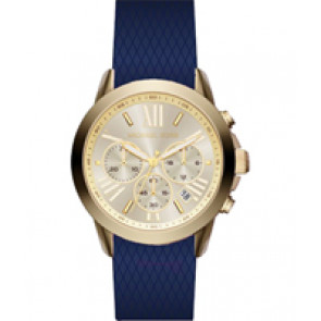 Watch strap Michael Kors MK2556 Silicone Blue 20mm