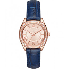 Watch strap Michael Kors MK2593 Leather Blue 16mm
