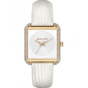 Watch strap Michael Kors MK2600 Leather White 20mm