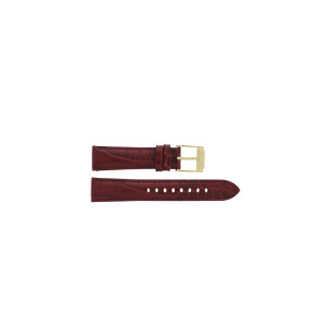 Watch strap Michael Kors MK2618 Leather Red 18mm