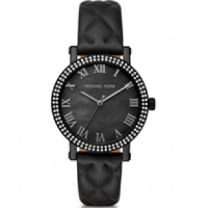 Watch strap Michael Kors MK2620 Leather Black 18mm