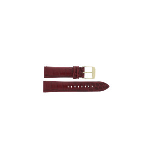 Watch strap Michael Kors MK2623 Leather Red 20mm