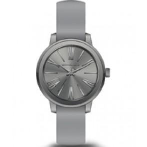Watch strap Michael Kors MK2638 Silicone Grey 18mm