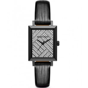 Watch strap Michael Kors MK2647 Leather Black 14mm