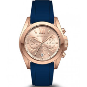 Watch strap Michael Kors MK2650 Silicone Blue 22mm
