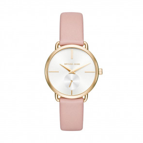 Watch strap Michael Kors MK2659 Leather Pink 16mm
