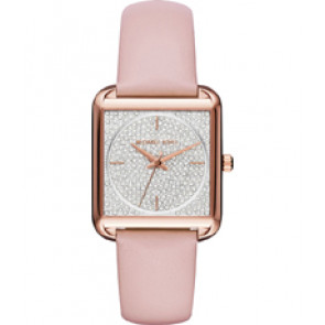 Watch strap Michael Kors MK2669 Leather Pink 20mm