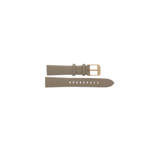 Watch strap Michael Kors MK2673 Leather Beige 18mm